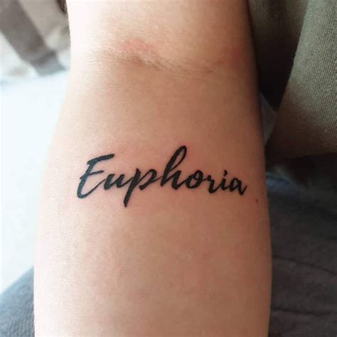 Euphoria tattoo - Once removed wash gently with antibacterial unscented soap and pat dry. Let air dry for about 3-4 hours and then apply the thinnest layer of aquaphor. Wash tattoo 1-3 times daily and apply aquaphor when tattoo is feeling very dry. Do not use any type of lotion until tattoo has finished peeling. Do not itch, scratch, or peel your tattoo.